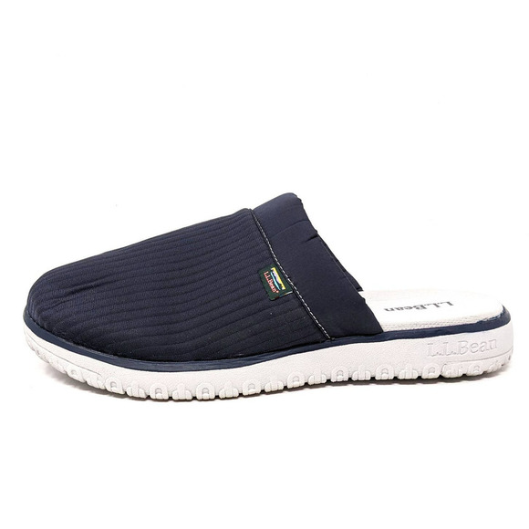 LL Bean Shoes Womens 10 Airlight Slipper Scuffs Navy Blue Slip On Flats - Picture 1 of 9